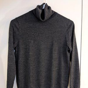 J. Crew Dark Gray Merino Wool Turtleneck Sweater